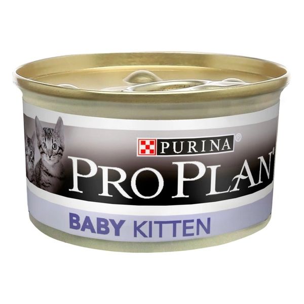 Корм вологий ProPlan Baby для кошенят мус з куркою 85 г 12514311 фото