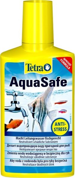Засіб Tetra для підготовки води в акваріумі Aqua Safe 250мл на 500л 762749 фото