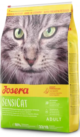 Сухий корм для котів з чутливим травленням Josera SensiCat, 400 г 00-00000032 фото