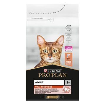 Pro Plan Adult 1+ Vital Function сухой корм для взрослых котов, с лососем, 1,5 кг 00-00018113 фото