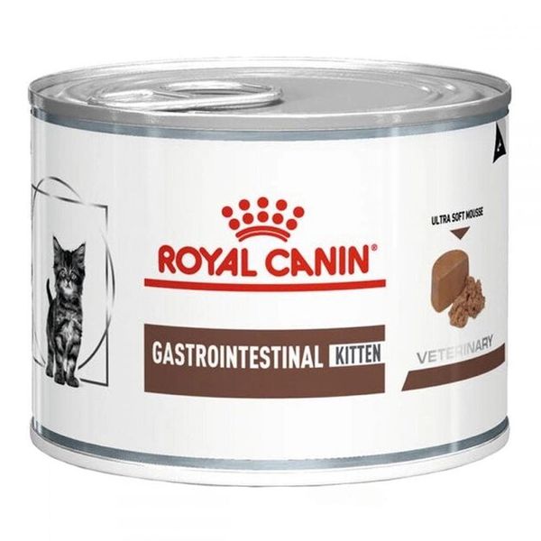 Корм влажный Royal Canin GASTRO INTESTINAL Kitten для кошек с нарушением пищеварения 195 г 12270020 фото