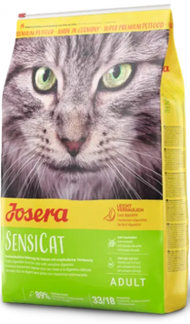 Сухий корм для котів з чутливим травленням Josera SensiCat, 400 г 00-00000044 фото