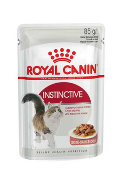 Royal Canin Instinctive in Gravy вологий корм для котів шматочки в соусі, 85 г 00-00001652 фото