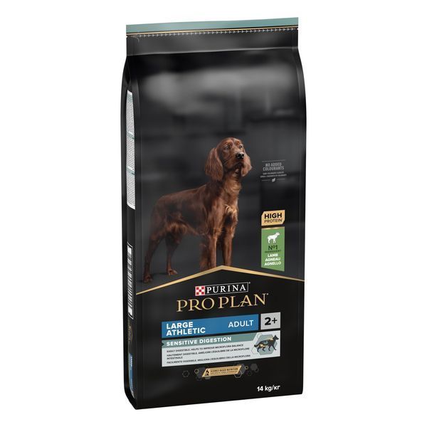 Сухий корм для дорослих собак великих порід Purina Pro Plan Large Athletic Sensitive Digestion з ягням 14 кг 00-00000866 фото