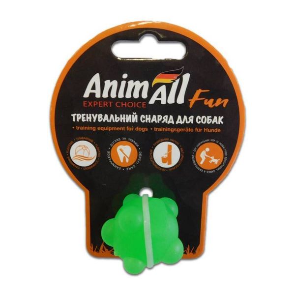 Іграшка для собак Анімал Фан Куля Молекула зелена 3 см 110 593 фото