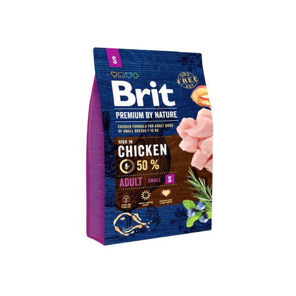 Корм сухий для собак Dog Adult S Brit Premium, 3 кг 170810/6291 фото