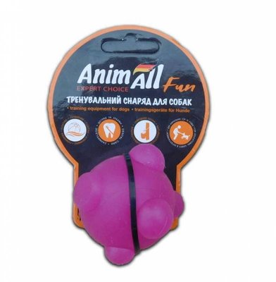 Іграшка для собак Анімал Фан Куля Молекула фіолетова 5 см 110 597 фото
