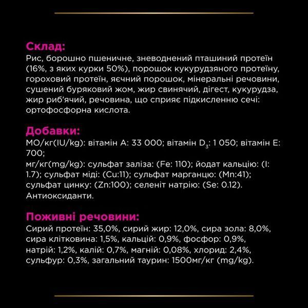 Сухий корм Pro Plan Veterinary Diets UR Urinary (для підтримки здоров'я сечовидільної системи), 350 г 00-00019152 фото