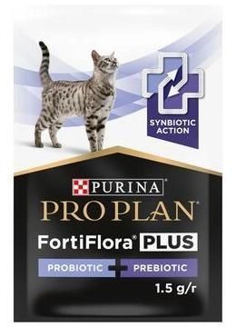 Диетическая добавка (пробиотик) для кошек Pro Plan Veterinary Diets FortiFlora Plus, 30 пакетиков по 1,5 г 00-00011412 фото