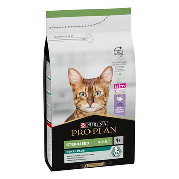 Сухий корм для дорослих стерилізованих котів Purina Pro Plan Sterilised Adult 1+ Renal Plus з індичкою, 3 кг 00-00000839 фото