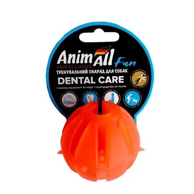Іграшка для собак Анімал Фан Мяч вкусняшка помаранчевий 5 см 113 008 фото