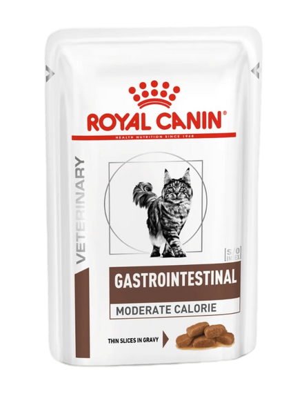 Корм влажный Royal Canin GASTROINTESTINAL MODERATE CALORIE для кошек с нарушением пищеварения 85 г 400900119 фото