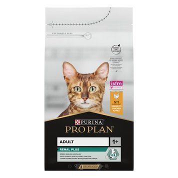 Purina Pro Plan Adult Renal Plus сухой корм для взрослых котов, с курицей, 10 кг 00-00000842 фото