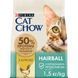 Сухий корм для дорослих котів для виведення шерсті Purina Cat Chow Hairball Control з куркою, 1,5 кг 00-00018122 фото 1