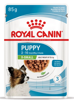 Корм вологий Royal Canin XSMALL PUPPY для цуценят малих порід до 10 місяців 85 г 00-00001437 фото