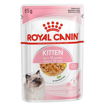 Royal Canin Kitten in Jelly вологий корм для кошенят від 4 до 12 місяців, у желе, 85 г 00-00001665 фото