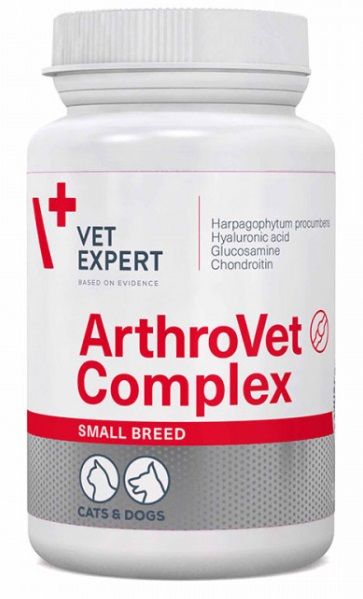 Вітаміни АртроВет Комп.підтримка, захист суглобів для малих порід собак та котів, 60 таб 40641 фото