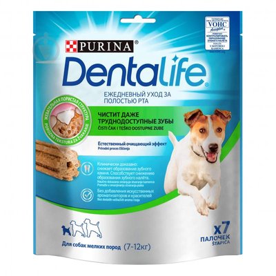 Ласощі Purina DentaLife Small для дорослих собак дрібних порід 6x115г 12452439 фото