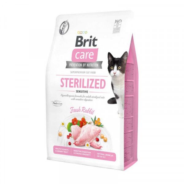 Корм сухий для котів 7 кг (чутливе травлення /для стерилізованих) Brit Care 171289/0754 фото