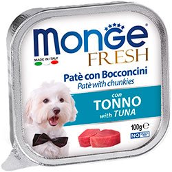 Корм вологий Monge Dog Wet FRESH для собак Тунець 100 г 00-00002665 фото