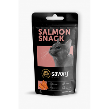 Ласощі для котів Savory Гурман із Лососем 60г 00-00009848 фото