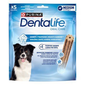 Ласощі для собак Purina DentaLife Small для середніх порід, для підтримки здоров'я порожнини рота, 115 г СП-00001348 фото