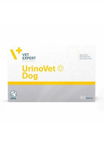 УріноВет Дог VetExpert підтримка сечового тракту собак 30 таб 58181 фото