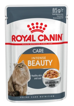 Royal Canin Hair&Skin in Jelly влажный корм для кошек для поддержания красоты шерсти, кусочки в желе, 85 г 00-00001667 фото