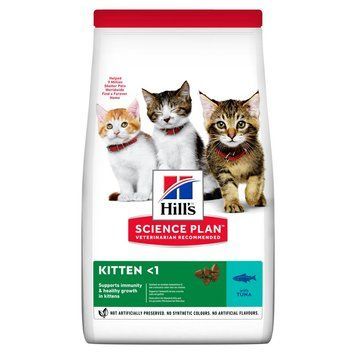 Корм сухий Hill's Science Plan Kitten для кошнят та годуючих і вагітних кішок, з тунцем, 300 г 00-00019173 фото