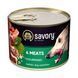 Влажный корм для взрослых собак SAVORY (четыре вида мяса), 200 г 00-00018299 фото 2