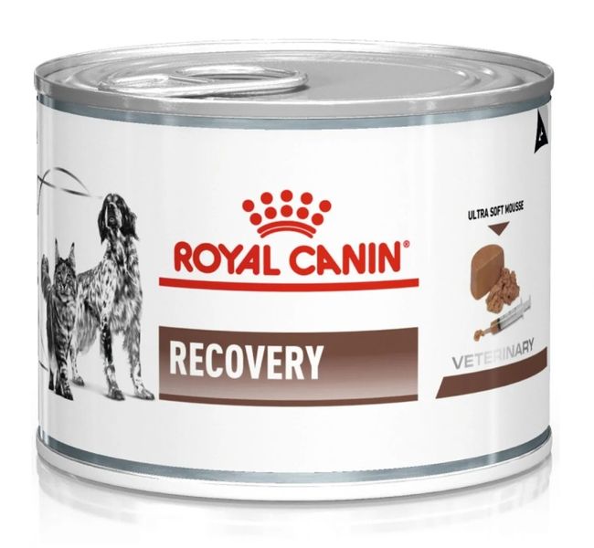 Корм вологий Royal Canin RECOVERY CAT/DOG для собак та котів при відновленні після анорексії 195 г 40550021 фото