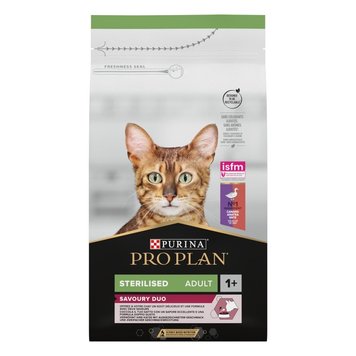 Сухой корм для котов Pro Plan Sterilised Adult 1+ Savoury Duo с уткой и печенью, 1,5 кг 00-00018133 фото