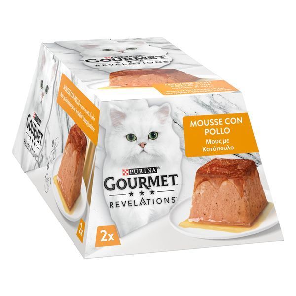 Влажный корм для кошек Gourmet Revelations мусс с курицей и подливкой, 2x57 г СП-00001143 фото