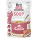 Brit Care вологий корм-суп для котів, з лососем, 75 г 00-00017267 фото 1