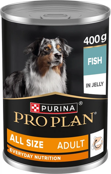Корм вологий для собак Pro Plan шматочки в желе з рибою 400 г СП-00001527 фото